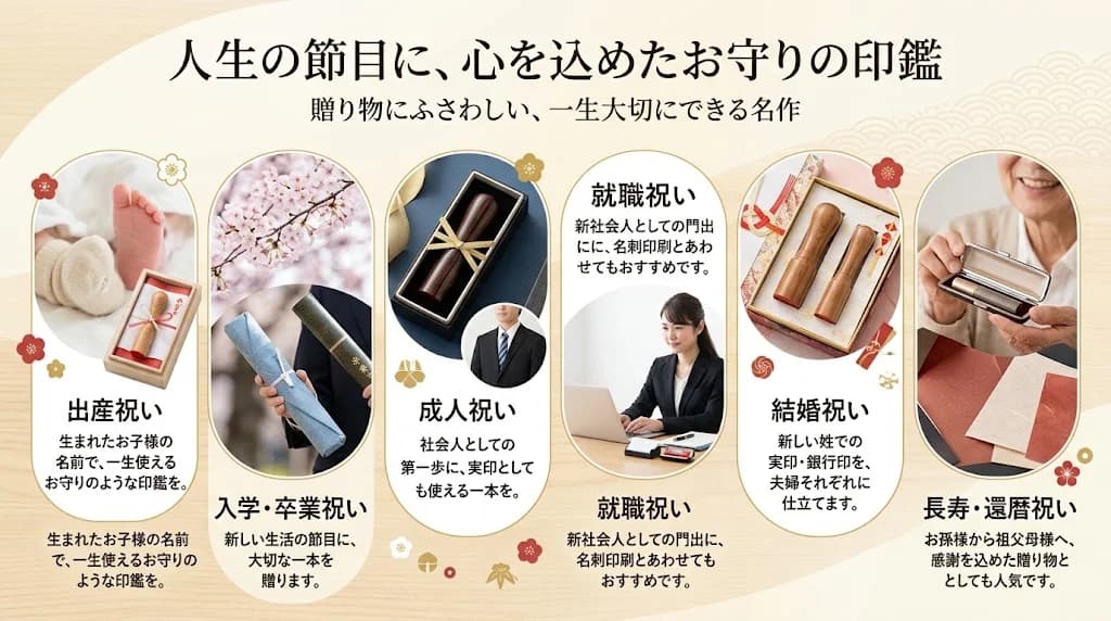 贈答用ギフト印鑑のご案内